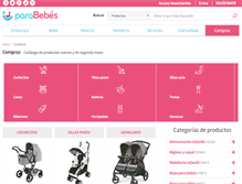 Tablet Screenshot of productos.parabebes.com