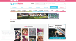 Desktop Screenshot of comunidad.parabebes.com