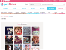 Tablet Screenshot of comunidad.parabebes.com